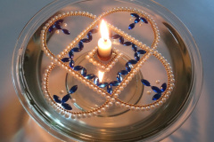 floating rangoli