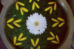 floating rangoli