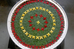 floating rangoli