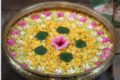 floating rangoli