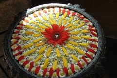 floating rangoli