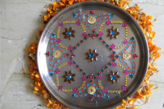 floating rangoli
