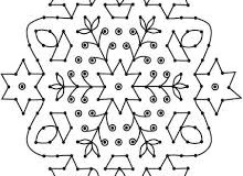 Kolam Rangoli designs
