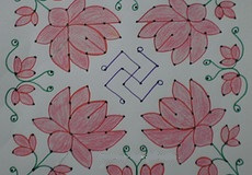 Kolam Rangoli designs