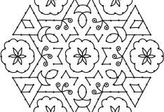 Kolam Rangoli designs