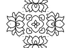 Kolam Rangoli designs