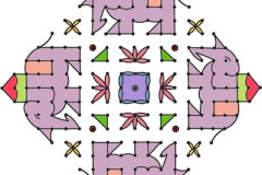 Kolam Rangoli designs