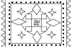 Kolam Rangoli designs