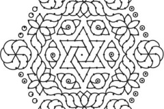 Kolam Rangoli designs