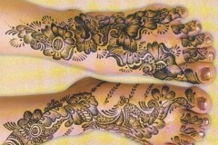 Mehndi designs for feet