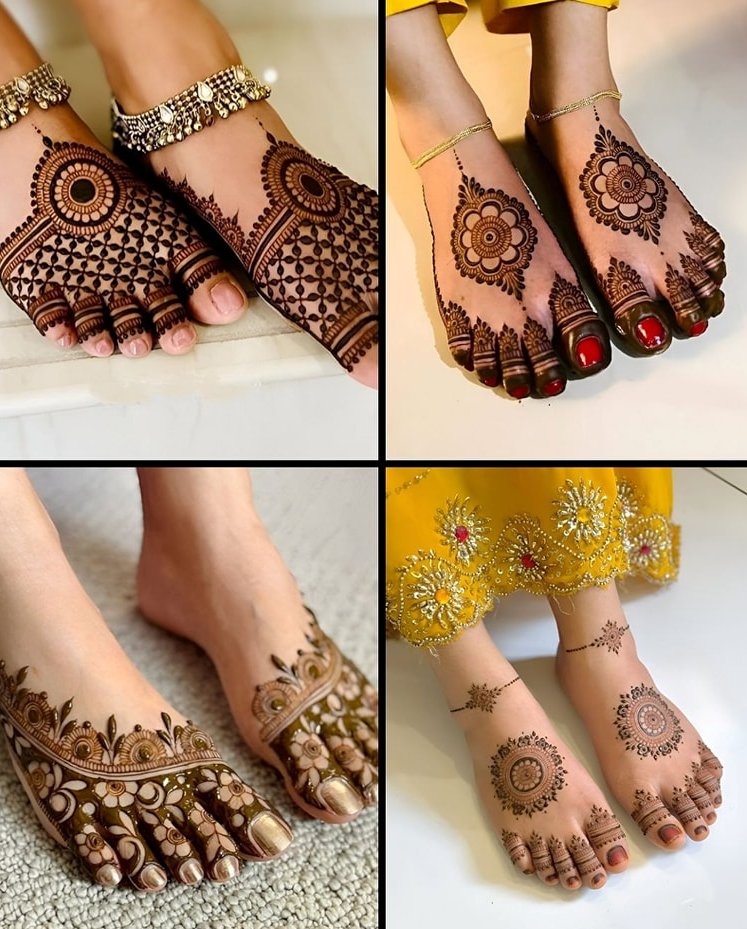 Feet mehndi designs, Mehndi designs for feet, feet Mehndi